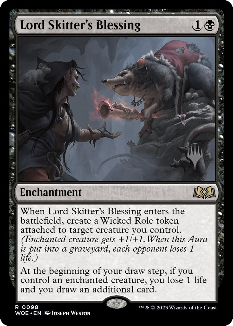 Lord Skitter's Blessing (Promo Pack) [Wilds of Eldraine Promos] | The CG Realm