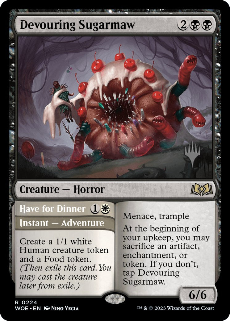 Devouring Sugarmaw // Have for Dinner(Promo Pack) [Wilds of Eldraine Promos] | The CG Realm