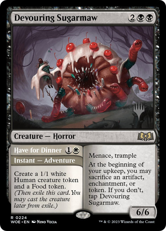 Devouring Sugarmaw (PPWOE-224) - Wilds of Eldraine Promos