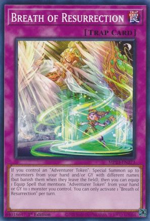 Breath of Resurrection (MP23-EN273) - 25th Anniversary Tin: Dueling Heroes Mega Pack 1st Edition