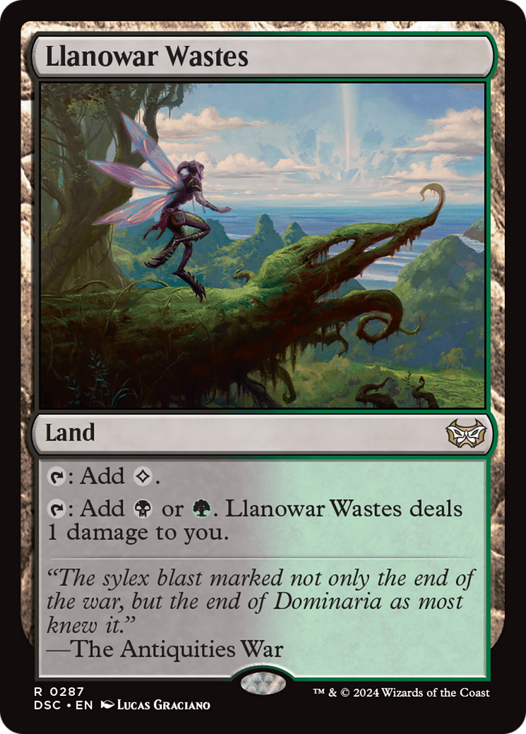 Llanowar Wastes [Duskmourn: House of Horror Commander] | The CG Realm