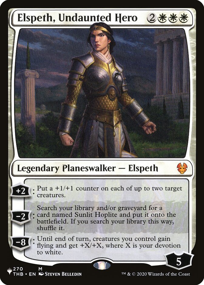 Elspeth, Undaunted Hero [The List] | The CG Realm