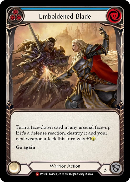 Emboldened Blade [EVO240] (Bright Lights)  Rainbow Foil | The CG Realm