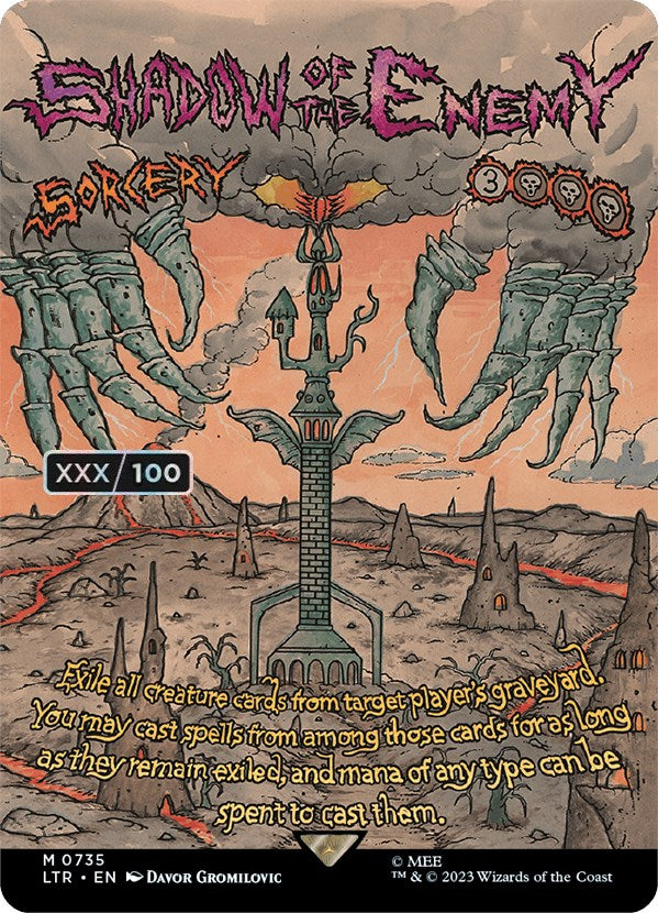 Shadow of the Enemy (Borderless Poster) (Serialized) [The Lord of the Rings: Tales of Middle-Earth] | The CG Realm