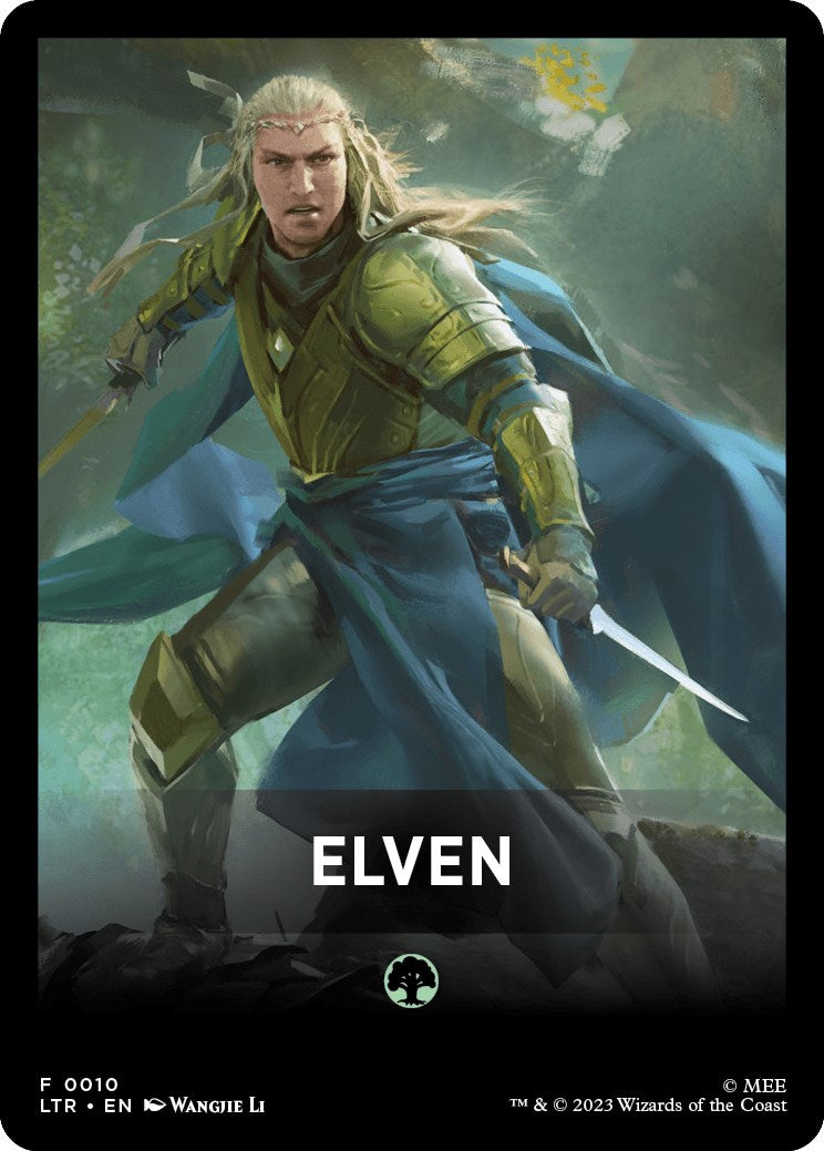 Elven Theme Card [The Lord of the Rings: Tales of Middle-Earth] | The CG Realm