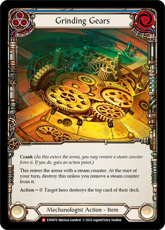Grinding Gears [EVO070] (Bright Lights)  Rainbow Foil | The CG Realm