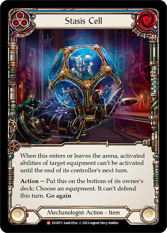 Stasis Cell [EVO073] (Bright Lights)  Rainbow Foil | The CG Realm