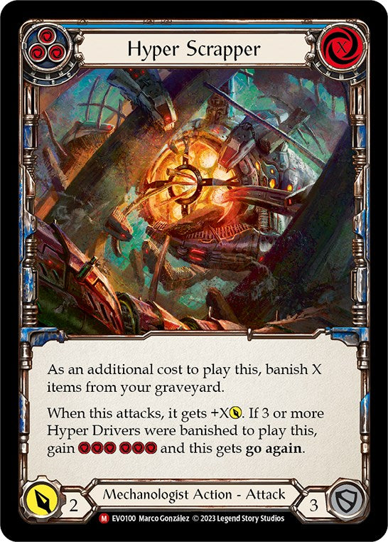 Hyper Scrapper [EVO100] (Bright Lights)  Rainbow Foil | The CG Realm