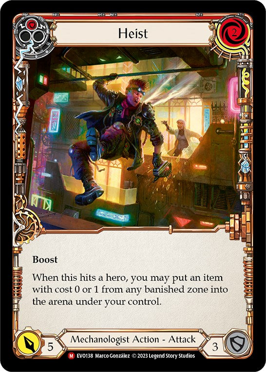Heist [EVO138] (Bright Lights)  Rainbow Foil | The CG Realm