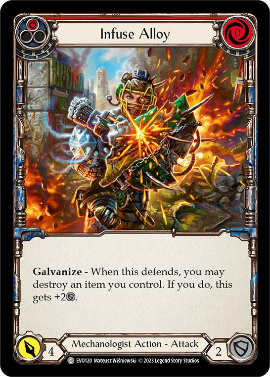 Infuse Alloy (Red) [EVO120] (Bright Lights)  Rainbow Foil | The CG Realm