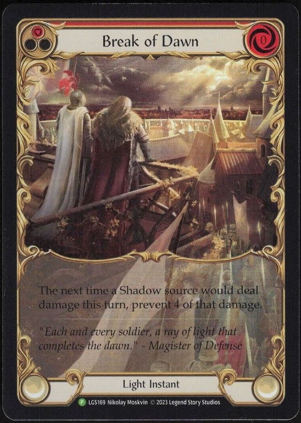 Break of Dawn (Red) [LGS169] (Promo)  Rainbow Foil | The CG Realm