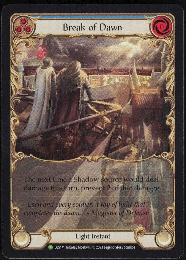 Break of Dawn (Blue) [LGS171] (Promo)  Rainbow Foil | The CG Realm