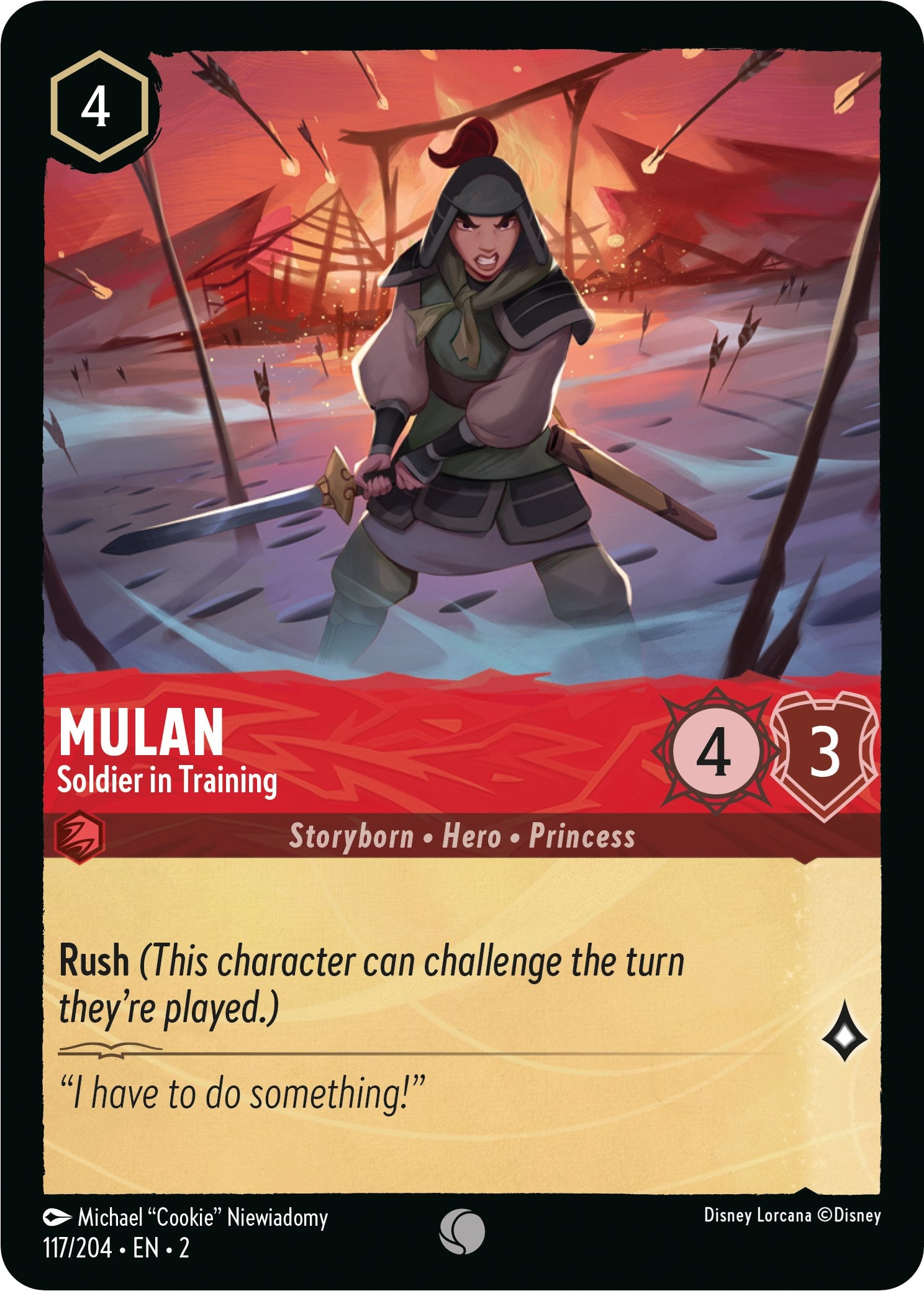 Mulan - Soldier in Training (117/204) [Rise of the Floodborn] | The CG Realm