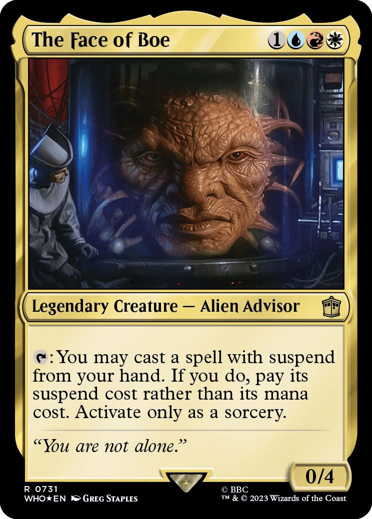 The Face of Boe (Surge Foil) [Doctor Who] | The CG Realm
