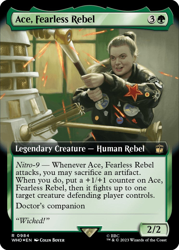 Ace, Fearless Rebel (Extended Art) (Surge Foil) [Doctor Who] | The CG Realm