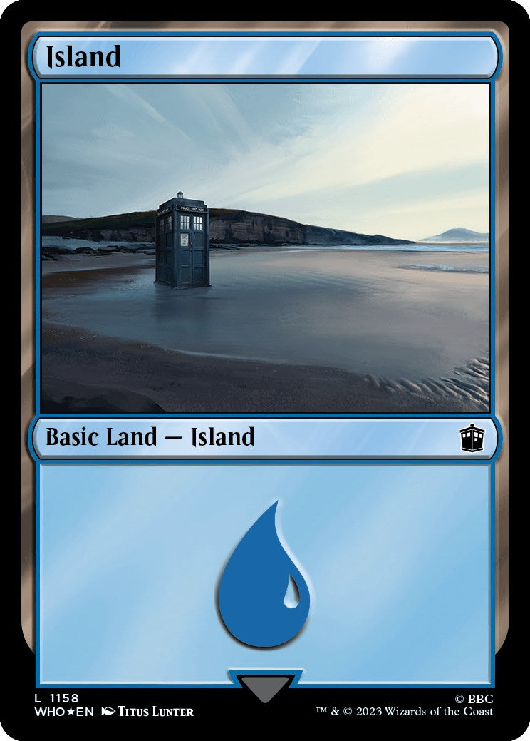 Island (1158) (Surge Foil) [Doctor Who] | The CG Realm