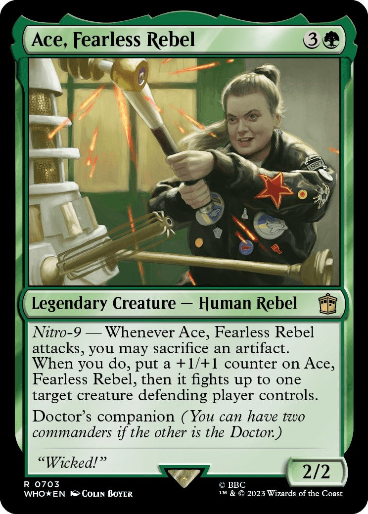Ace, Fearless Rebel (Surge Foil) [Doctor Who] | The CG Realm