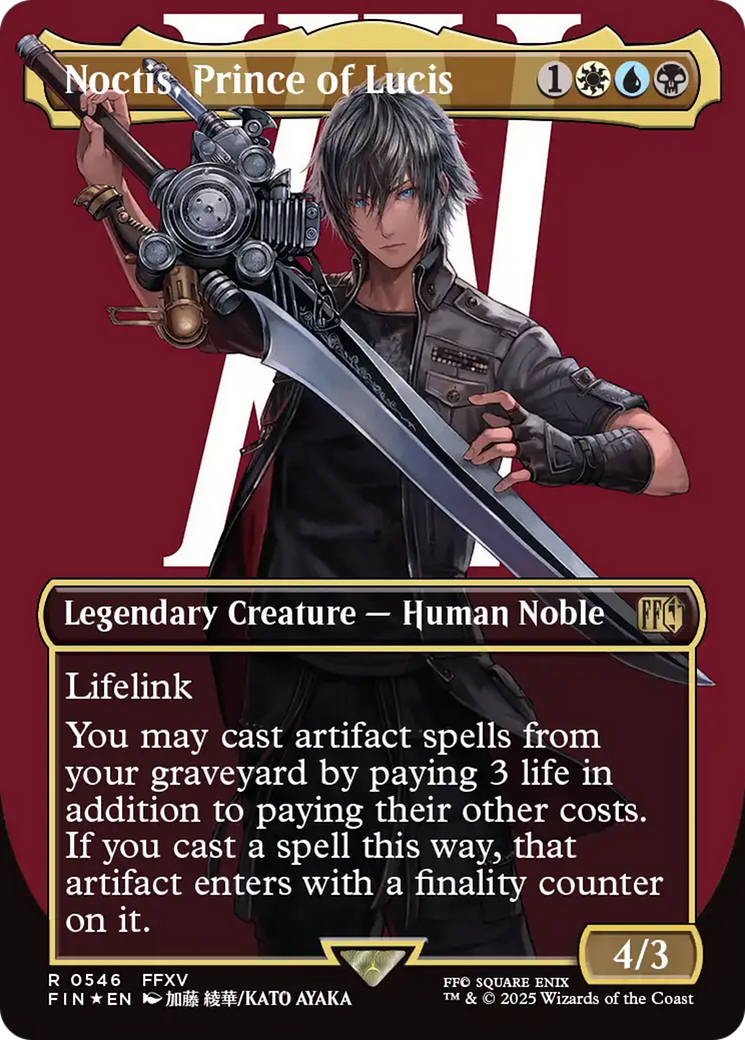 Noctis, Prince of Lucis (Borderless) (Surge Foil) [FINAL FANTASY] | The CG Realm