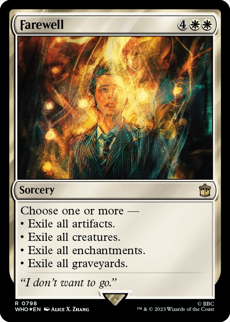 Farewell (Surge Foil) [Doctor Who] | The CG Realm