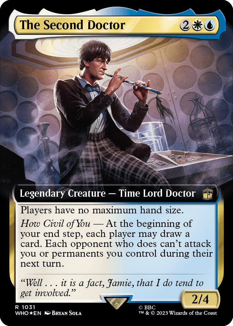 The Second Doctor (Extended Art) (Surge Foil) [Doctor Who] | The CG Realm