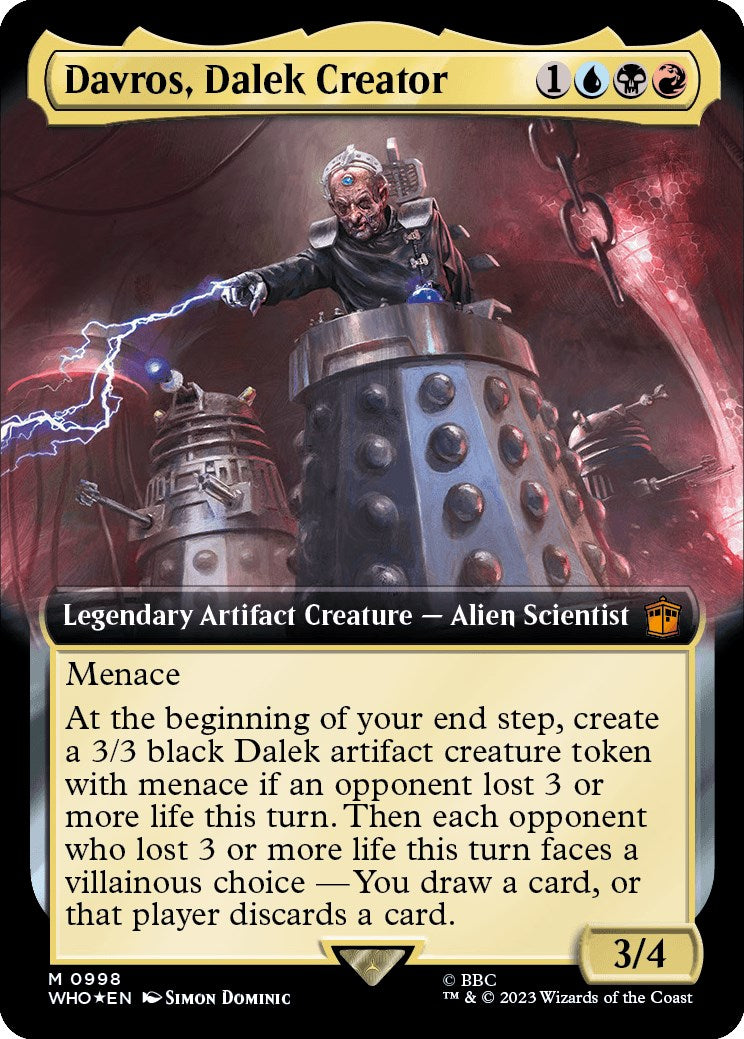 Davros, Dalek Creator (Extended Art) (Surge Foil) [Doctor Who] | The CG Realm