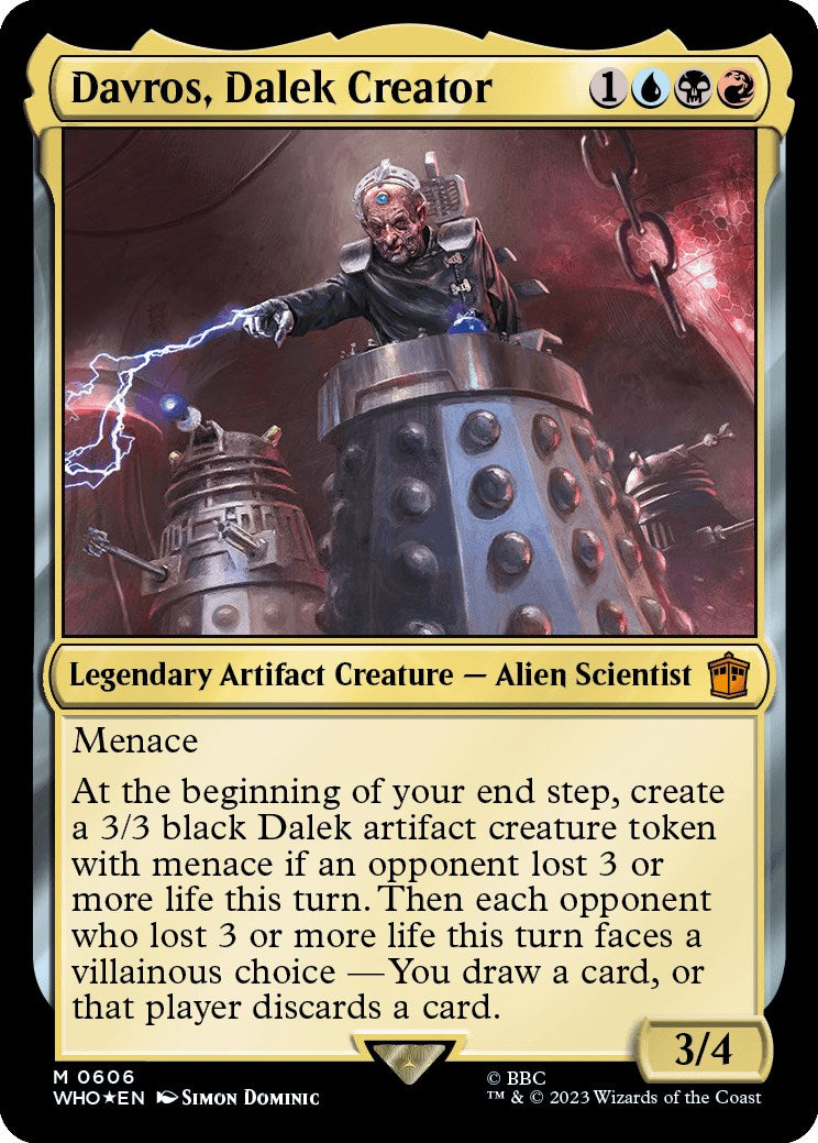 Davros, Dalek Creator (Surge Foil) [Doctor Who] | The CG Realm