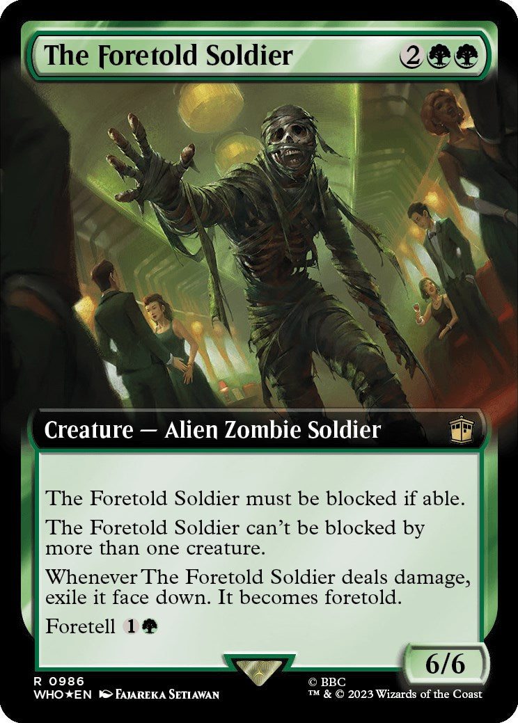 The Foretold Soldier (Extended Art) (Surge Foil) [Doctor Who] | The CG Realm
