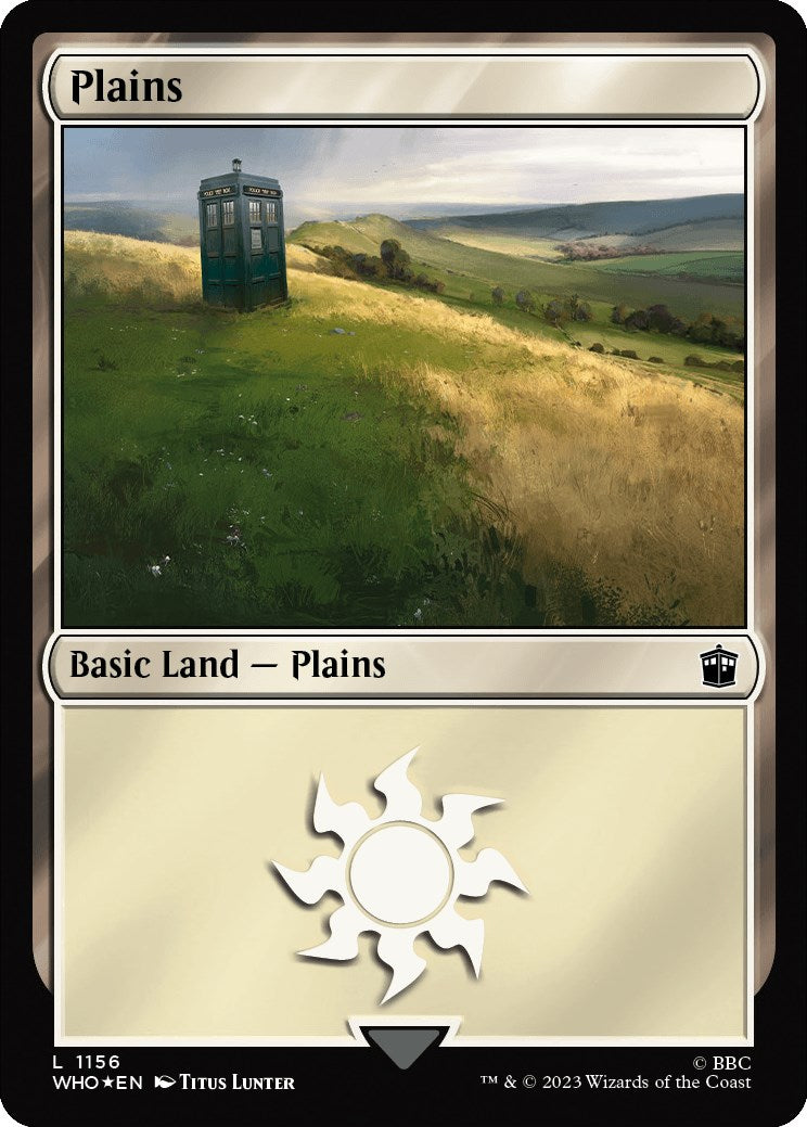Plains (1156) (Surge Foil) [Doctor Who] | The CG Realm