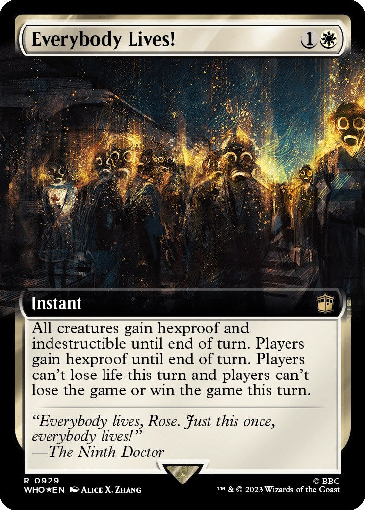 Everybody Lives! (Extended Art) (Surge Foil) [Doctor Who] | The CG Realm