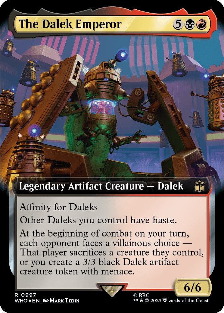 The Dalek Emperor (Extended Art) (Surge Foil) [Doctor Who] | The CG Realm