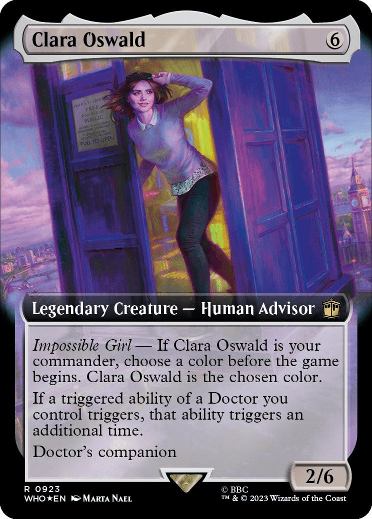 Clara Oswald (Extended Art) (Surge Foil) [Doctor Who] | The CG Realm