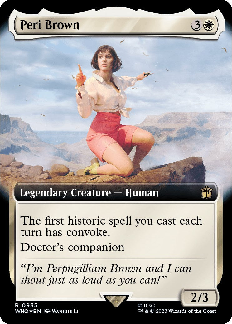 Peri Brown (Extended Art) (Surge Foil) [Doctor Who] | The CG Realm