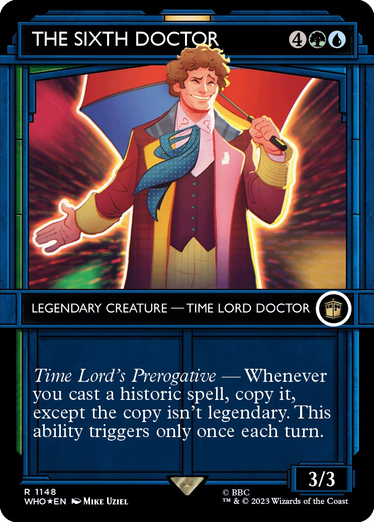 The Sixth Doctor (Showcase) (Surge Foil) [Doctor Who] | The CG Realm