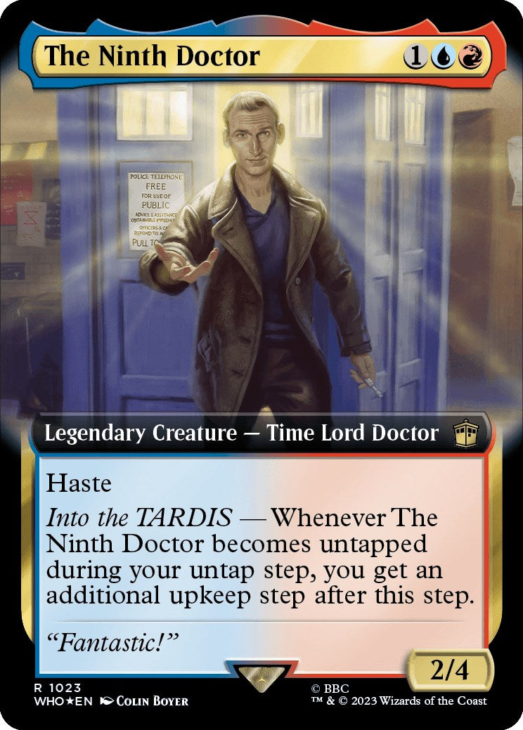 The Ninth Doctor (Extended Art) (Surge Foil) [Doctor Who] | The CG Realm