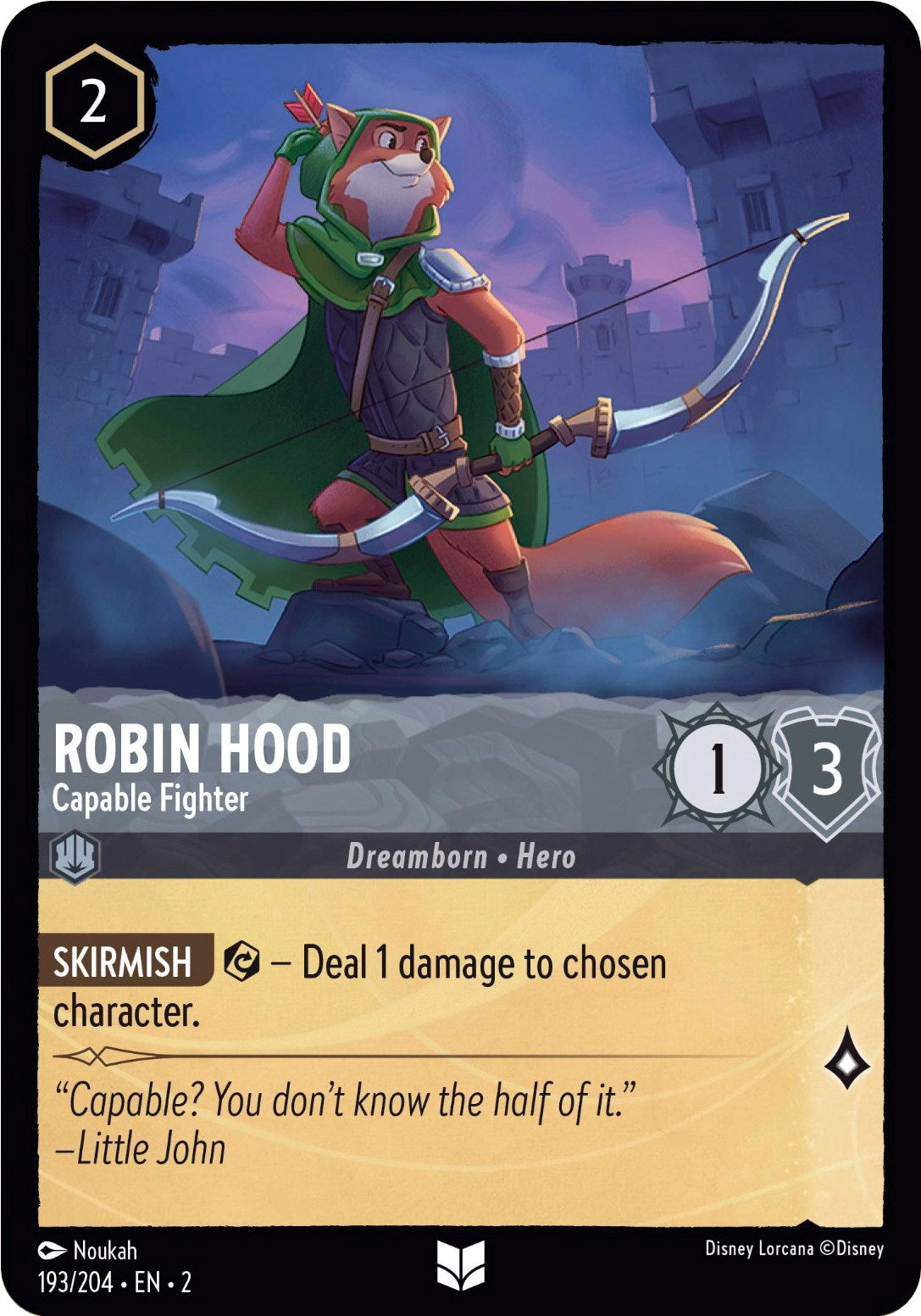 Robin Hood - Capable Fighter (193/204) [Rise of the Floodborn] | The CG Realm