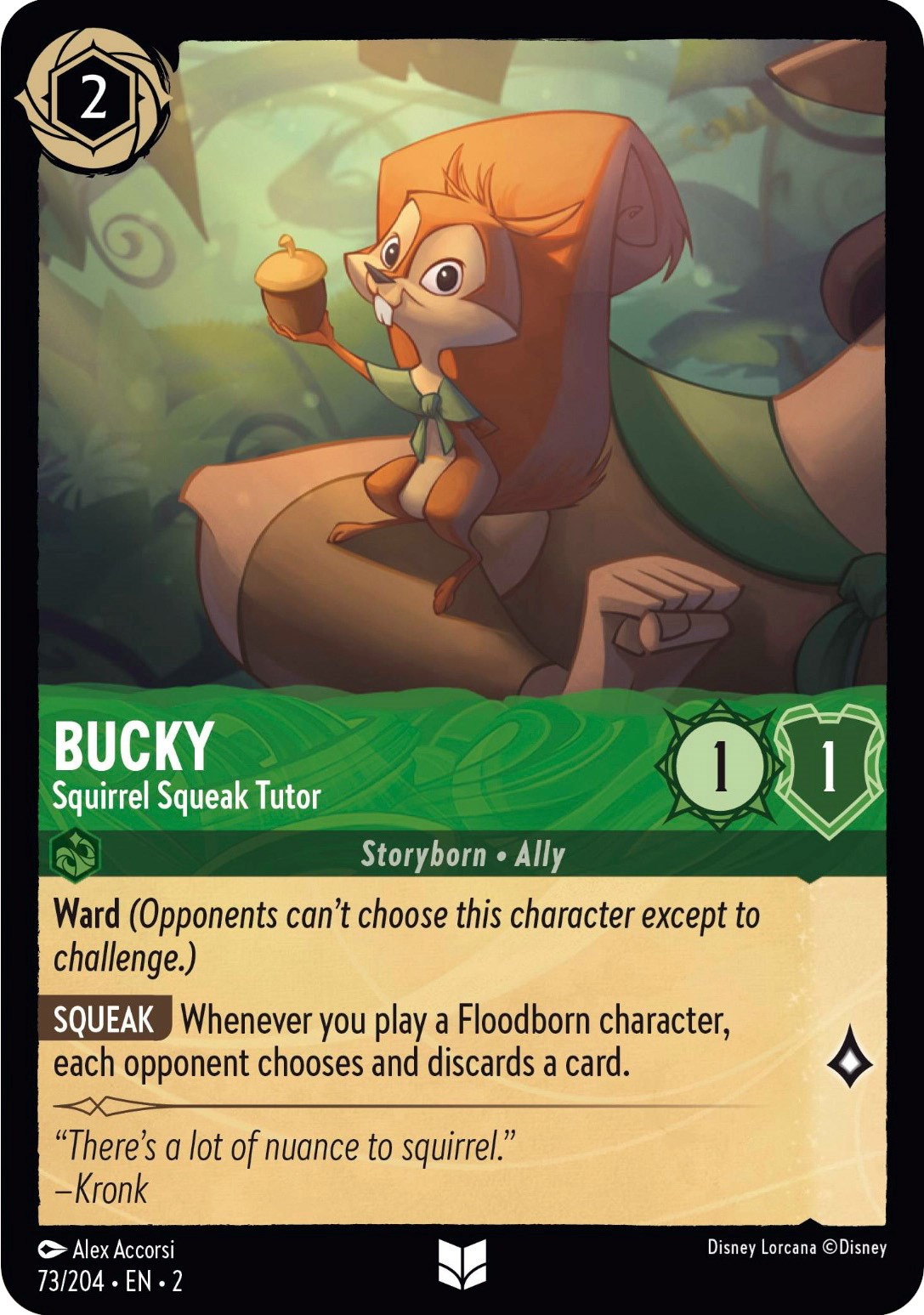 Bucky - Squirrel Squeak Tutor (73/204) [Rise of the Floodborn] | The CG Realm