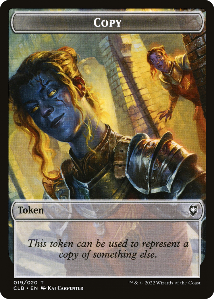 Copy Token (CLB-019) - Battle for Baldur's Gate Tokens