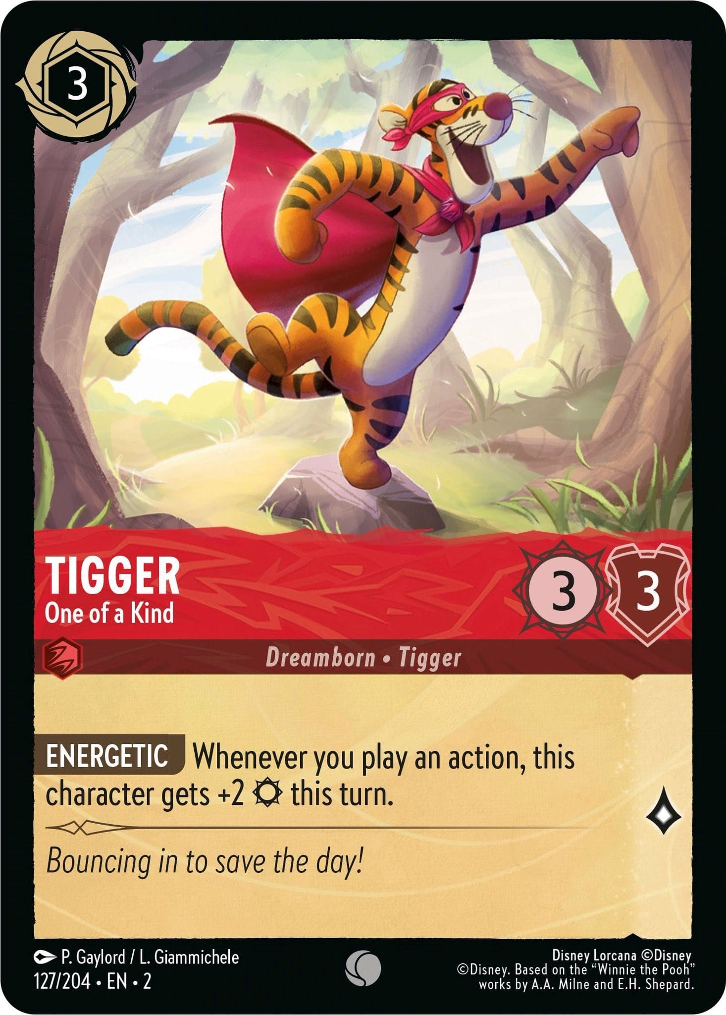 Tigger - One of a Kind (127/204) [Rise of the Floodborn] | The CG Realm