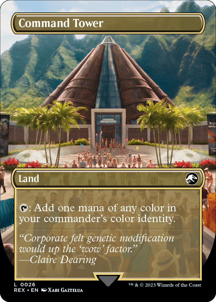 Command Tower (Borderless) (REX-026) - Jurassic World Collection