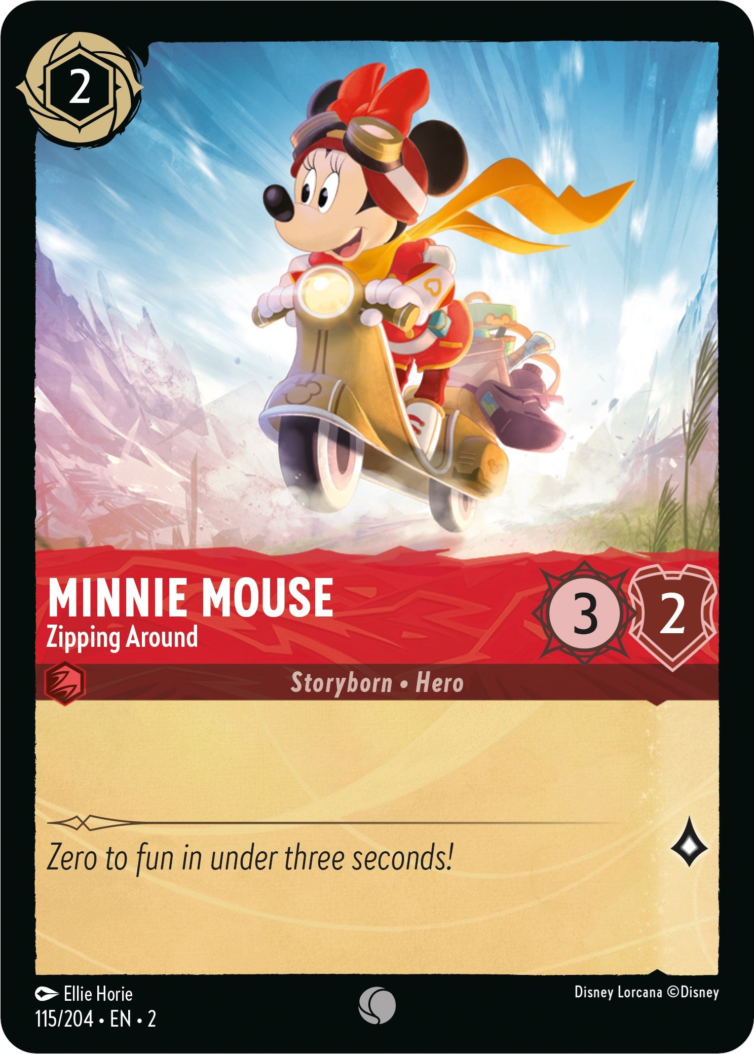 Minnie Mouse - Zipping Around (115/204) [Rise of the Floodborn] | The CG Realm