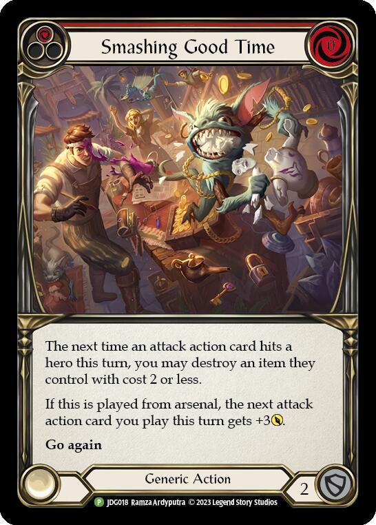 Smashing Good Time (Red) [JDG018] (Promo)  Cold Foil | The CG Realm