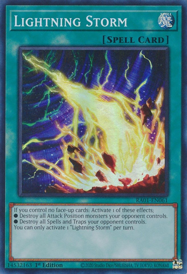 Lightning Storm [RA01-EN061] Super Rare | The CG Realm