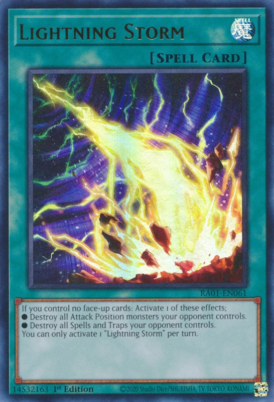 Lightning Storm [RA01-EN061] Ultra Rare | The CG Realm