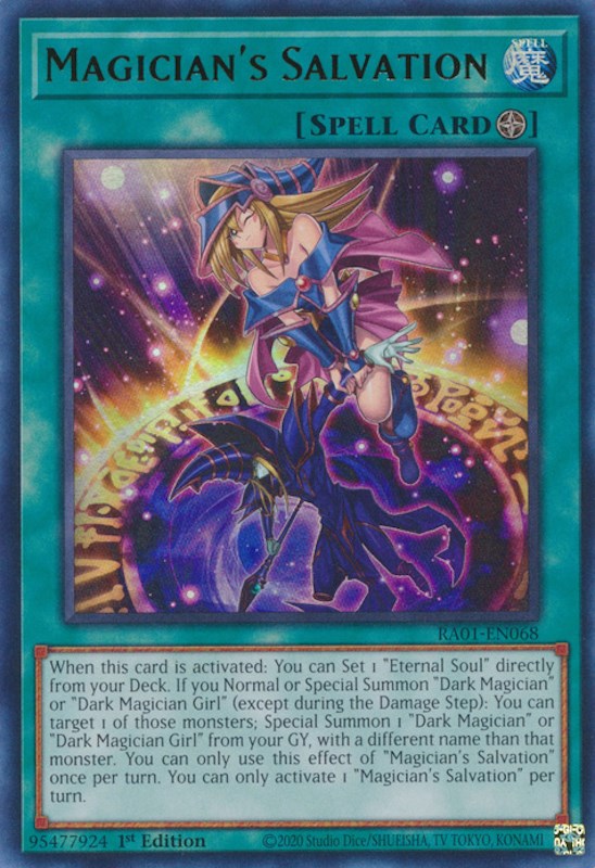 Magician's Salvation [RA01-EN068] Ultra Rare | The CG Realm