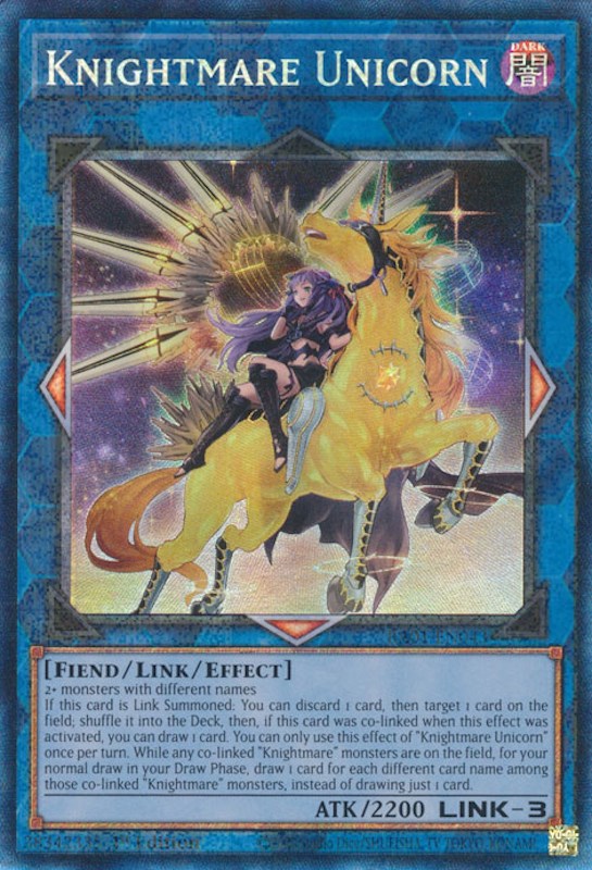 Knightmare Unicorn (Alternate Art) [RA01-EN043] Prismatic Collector's Rare | The CG Realm