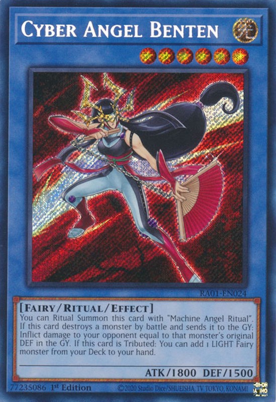 Cyber Angel Benten [RA01-EN024] Secret Rare | The CG Realm