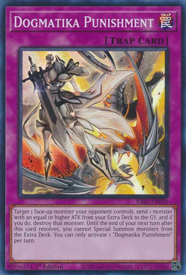 Dogmatika Punishment [RA01-EN076] Super Rare | The CG Realm