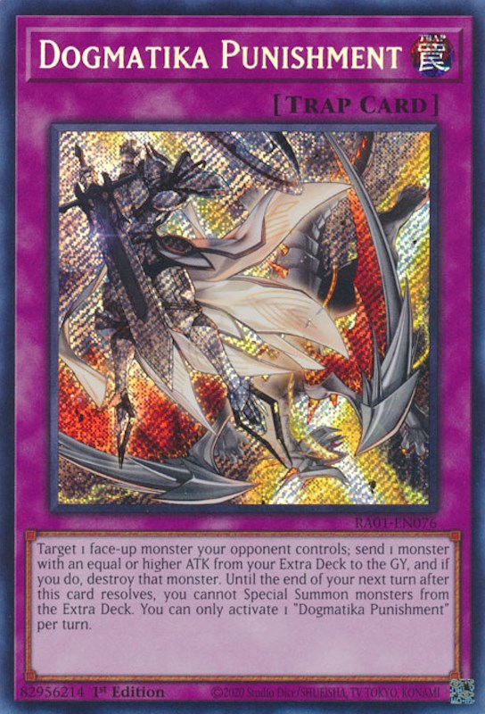 Dogmatika Punishment [RA01-EN076] Secret Rare | The CG Realm