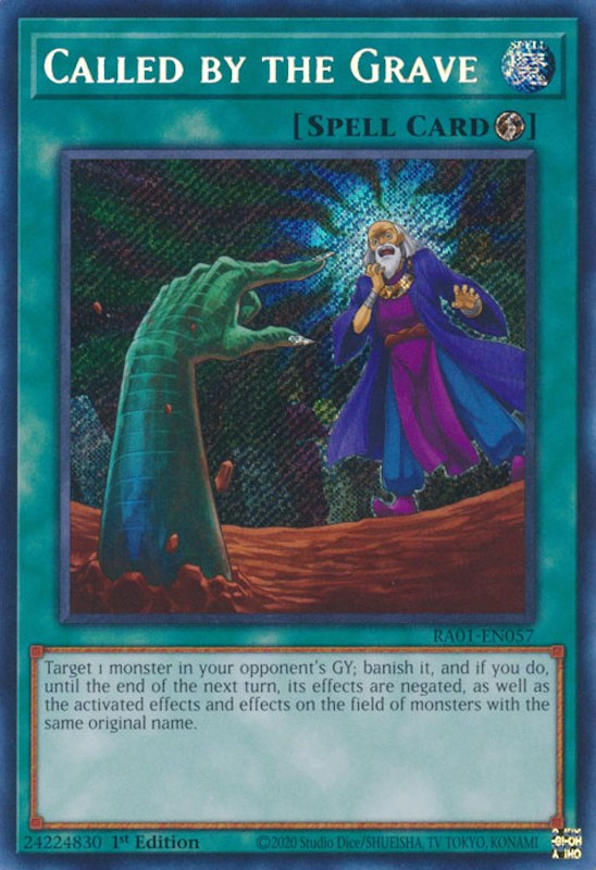 Called by the Grave [RA01-EN057] Secret Rare | The CG Realm