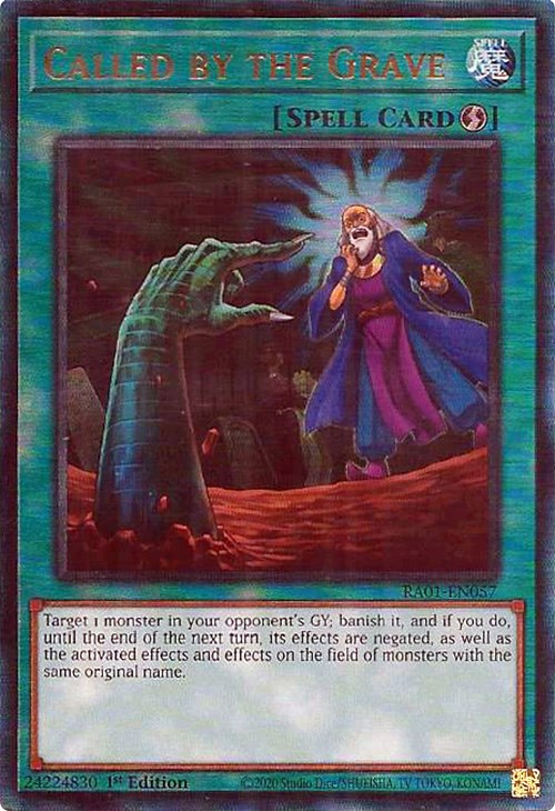 Called by the Grave [RA01-EN057] Prismatic Ultimate Rare | The CG Realm
